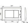 Кнопка управления ALCAPLAST M270 белая